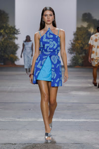 Sisters at Watarru mini dress by Noreen Dixon OSSOM x Ikuntji Artists AAFW '23