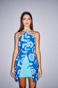 Sisters at Watarru mini dress by Noreen Dixon OSSOM x Ikuntji Artists AAFW '23