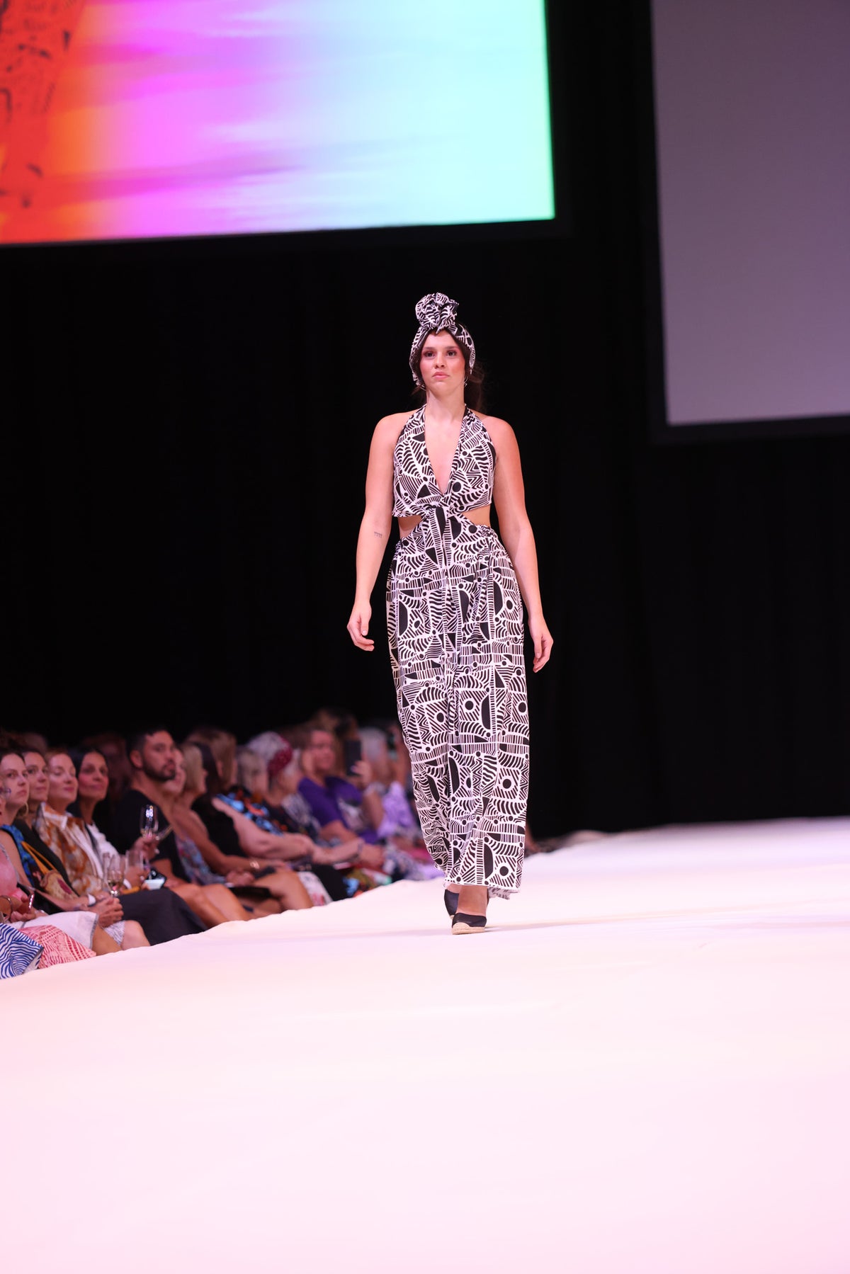 FLOW! by Tiwi Design x Ossom  Pwanga Twist Maxi Dress  in Cotton