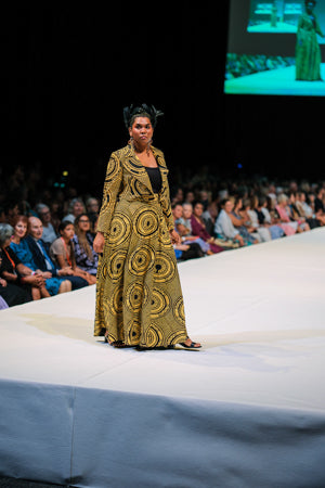 FLOW! by Tiwi Design x Ossom  Wanarringa Sun Maxi Skirt in cotton