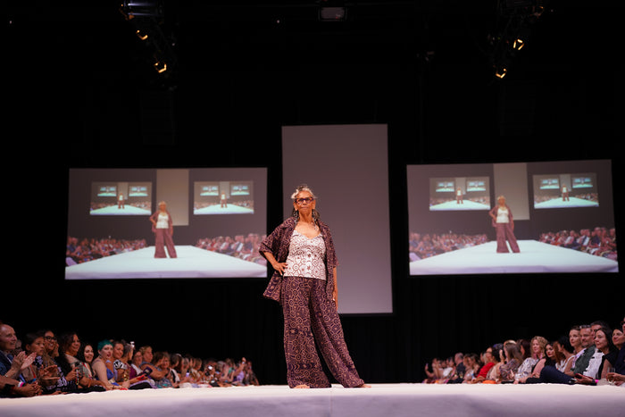 FLOW! by Tiwi Design x Ossom  Moon and Star Singlet in Cocoa Silk