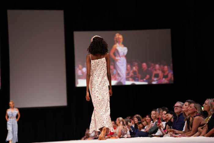 FLOW! by Tiwi Design x Ossom  Moon and Star Slip in Cocoa Silk