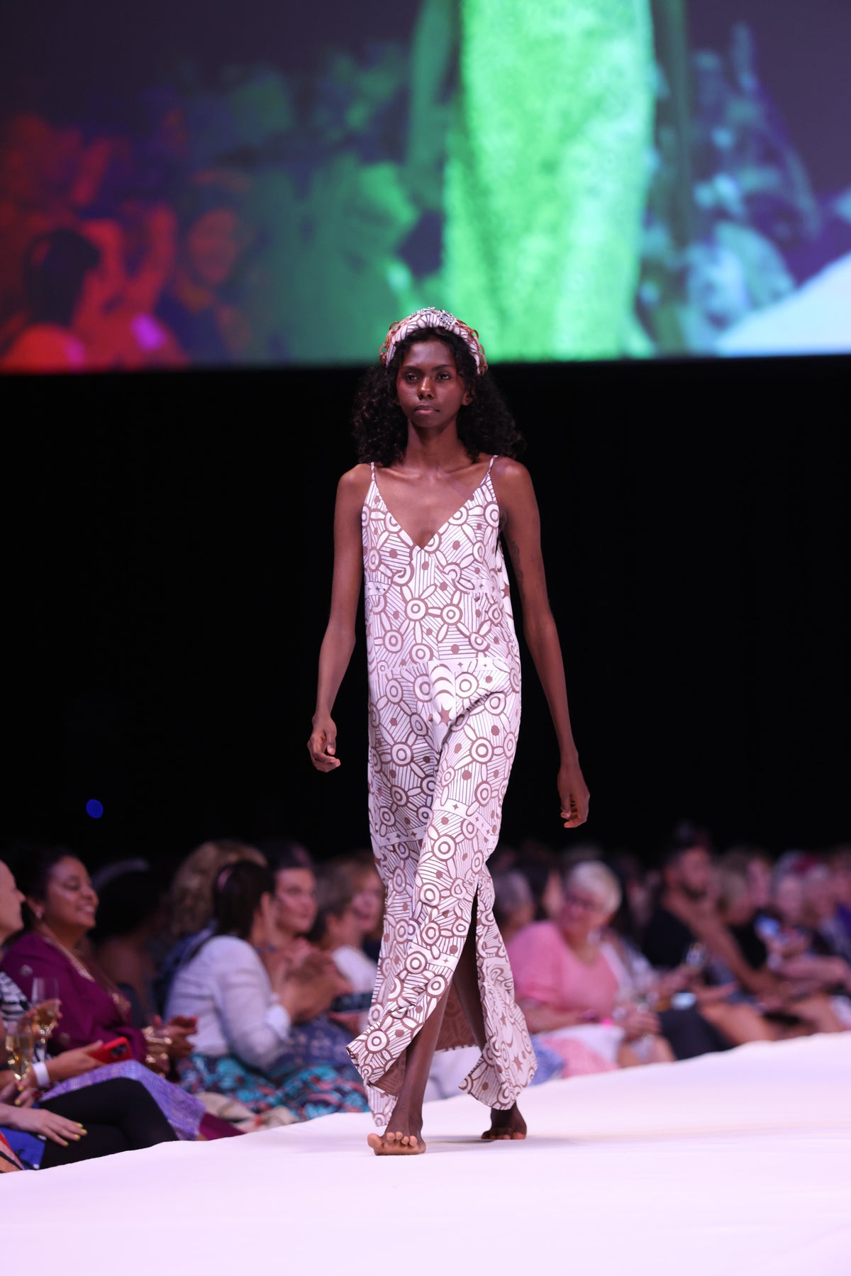FLOW! by Tiwi Design x Ossom  Moon and Star Slip in Cocoa Silk