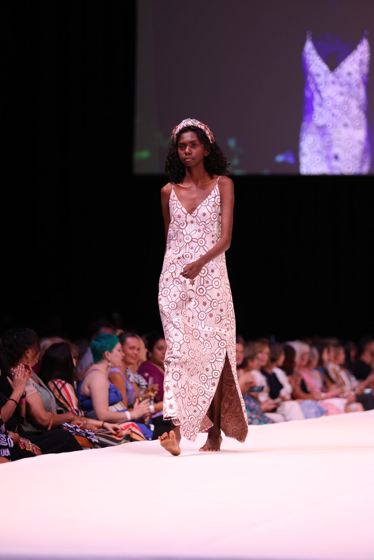 FLOW! by Tiwi Design x Ossom  Moon and Star Slip in Cocoa Silk