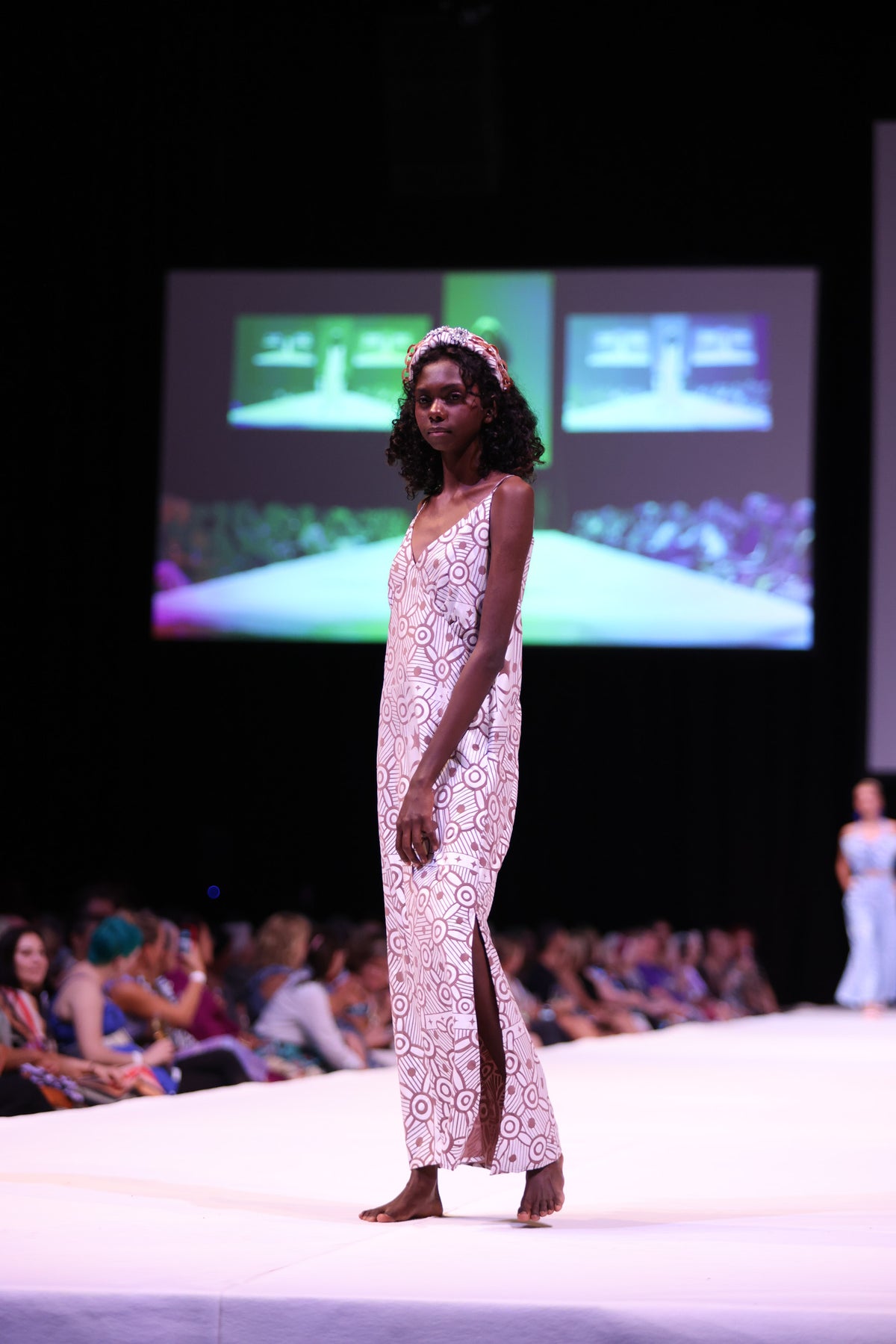 FLOW! by Tiwi Design x Ossom  Moon and Star Slip in Cocoa Silk
