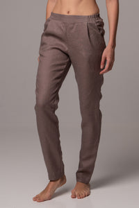 Canyon Clay Straight Leg Pants in Premium European Linen