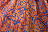 Veins Sun Scarf 90*90cm in Silk