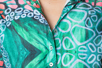 Veins Bold Shirt in Cotton