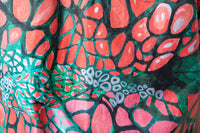 Veins Sunset Evening Dress in Silk