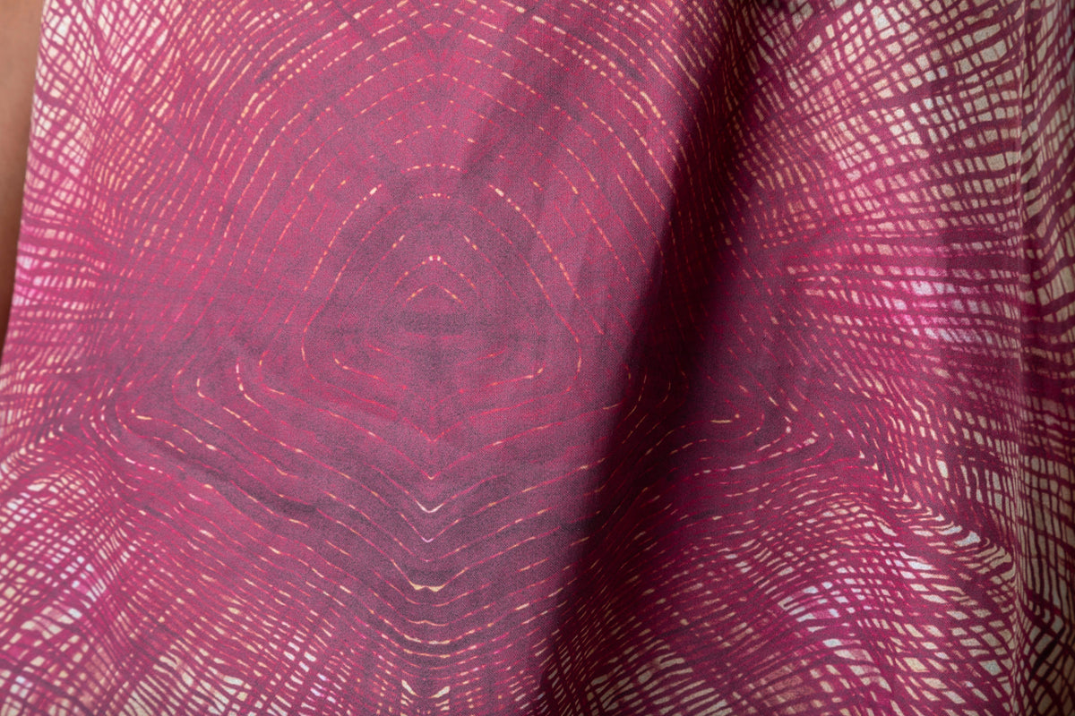 Veins Flexi Flare Top in Cotton
