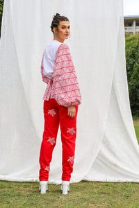 GLORY by Tiwi Design x Ossom Turtle Straight Leg Pants in Linen