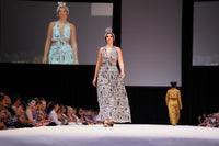 FLOW! by Tiwi Design x Ossom  Pwanga Twist Maxi Dress  in Cotton