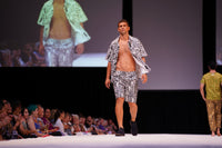 FLOW! by Tiwi Design x Ossom  Pwanga Men's Shorts  in Lightweight Cotton